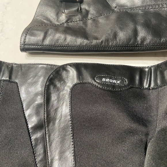 Bronx tall black leather boots - Size 8 - Picture 4 of 14